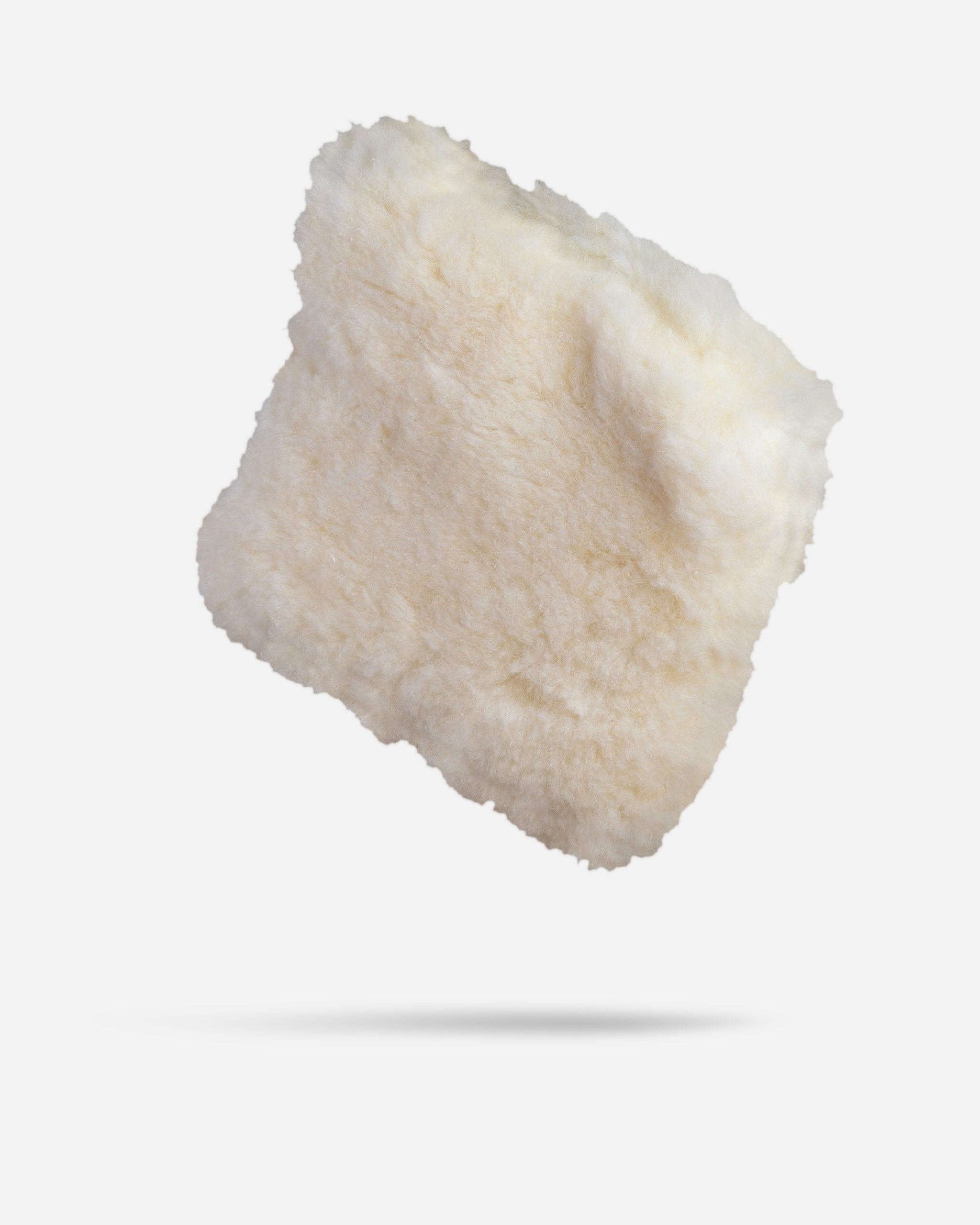 Alt text: Adam's 10-inch car wash pad made of soft, plush synthetic wool, isolated on a white background, ideal for gentle and effective car cleaning.